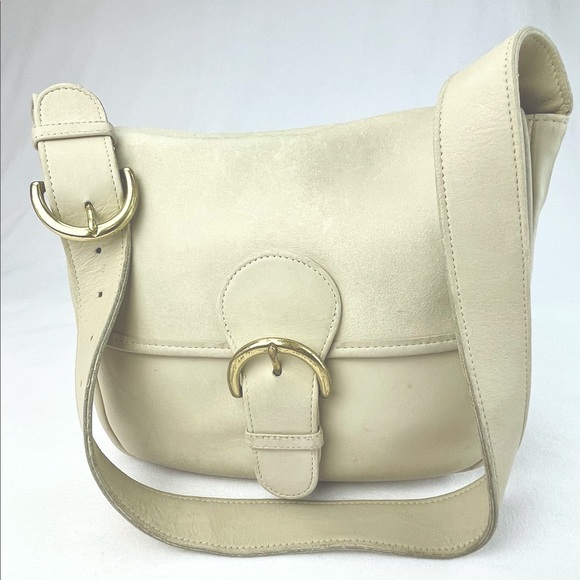 Coach Handbags - Coach Bedford Leather Buckle Flap Handbag #4164